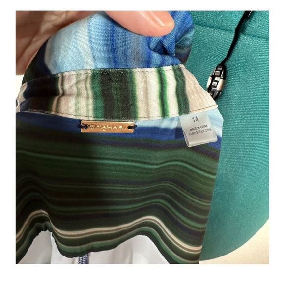 T Tahari Striped Shirt Dress NWOT - Picture 5 of 6